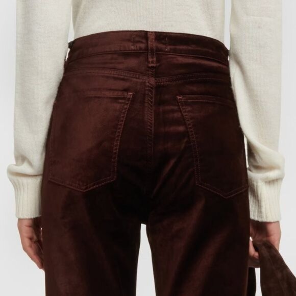 New AGOLDE Nico High Rise Slim Boot in Chocolate Milk Size 32 - Picture 16 of 16